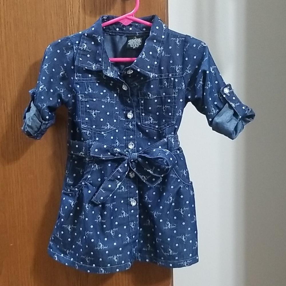 Adorable blue jean dress